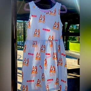 Bluey dress. Size 7-8 yrs old. Brand: H&M